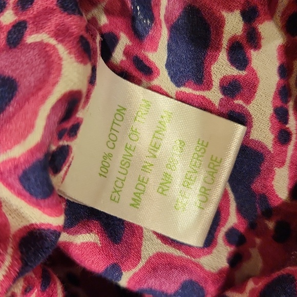 ❤️ LILLY PULITZER GIGI GIRAFFE LIGHTWEIGHT COTTON TOP, XS - Picture 4 of 5